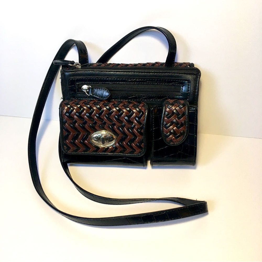 Vintage Coldwater Creek Hampton Crossbody Purse/Mini Organizer